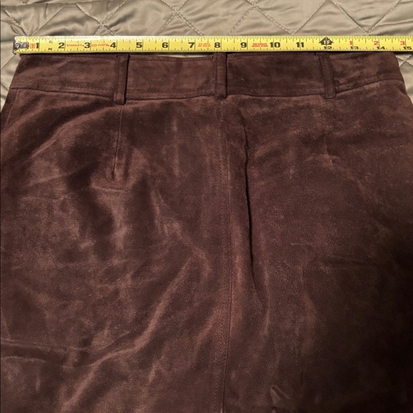Ann Taylor suede leather mini skirt vintage - Picture 14 of 14
